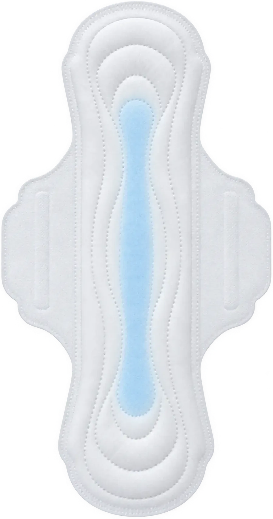 flowtiva XL pad with wings seen from above